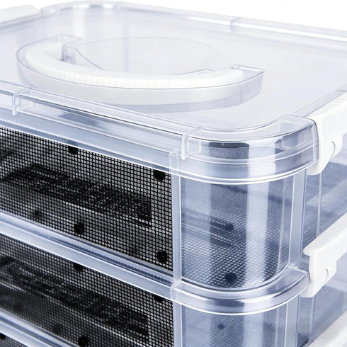Genrico 4 Flour Breeding Kit Breeding Kit with Mesh of Levels | for with Handle | for Sugar Petaurus, Reptiles