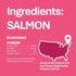 Whole Life Pet Just One Salmon - Dog Treat or Topper, Human Grade, Freeze Dried, Grain Free