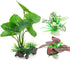 3PCS Betta Silk Aquarium Plants, Artificial Cave Decorations for Aquariums, Fish Tank Plant