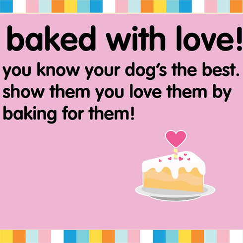 Barley's Bakes Birthday Cupcake Mix for Dogs, Peanut Butter Flavor, 7.5 Ounce, Wheat Free, Gluten Free, Real Food Ingredients, Made in the USA by The Bear & The Rat