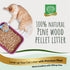 Small Pet Select Premium Pine Pelleted Cat Litter, 25 lbs, Non-Clumping, Low Dust, Non-Tracking, Made in USA