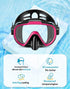 Snorkel Set with Fins for Adults, Snorkeling Gear Combo Set with Dry Top Snorkel Mask & Travel Bag