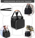 Dog Grooming Supplies Organizer Tote - Black, Perfect for Grooming Tools