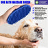 2 Pcs Dog Bath Brush, Rubber Grooming Brush for Short & Long Haired Dogs and Cats, Dog Shampoo Shower