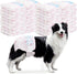 FUNLIYING Disposable Dog Diapers Female 90 Count Doggie Diapers for Female Dogs (Waist