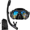 Snorkel Mask Set for Adults - Dry Snorkel, Scuba Diving Mask, Swimming Glasses, Youth Diving