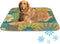 Generic Cooling Pad for Dog Cat Ice Silk Ice Mat for Dogs Hibiscus