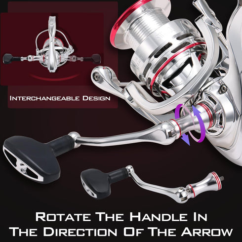 Sougayilang SW Saltwater Spinning Reel, CNC Aluminum Spool, 5.5:1 Gear Ratio, Max Drag 33LB