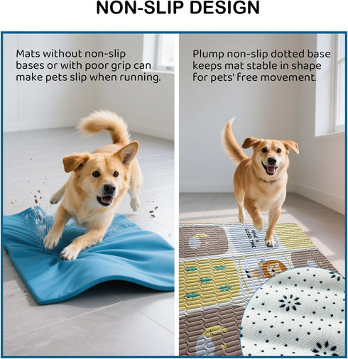 YYVULOON 4 Clips,39"x39",2-Pack,Quick-Absorbent 36" 4-Panel Washable Pee Pads with Leakproof Non-Slip Reusable