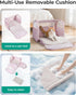 20 Lbs BAGSMART Cat Carrier: Soft-Sided Pet Carrier for Small Medium Cats Dogs Puppy Quilted Collapsible Puffy Travel