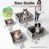 HQ4US 4LEGS Seamless, Dog Litter Box, Pee Pad Holder Foldable, Indoor Dog Potty Tray for Puppy & Large Dogs, High