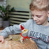 2 Pack Christmas Bearded Dragon Lizard Hat and Scarf, Small Animal Guinea Pig Christmas Costume Clothing (2A-Red)