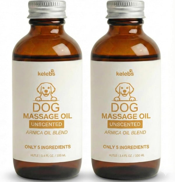 KELEBS Dog Arnica Massage Oil | Pain Relief for Muscles, Arthritis, HIPS,