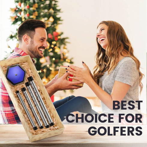 ToVii Portable Golf Club Stiff Arm Support Protector Travel Bag, Fully Adjustable, Sturdy Aluminum Pole