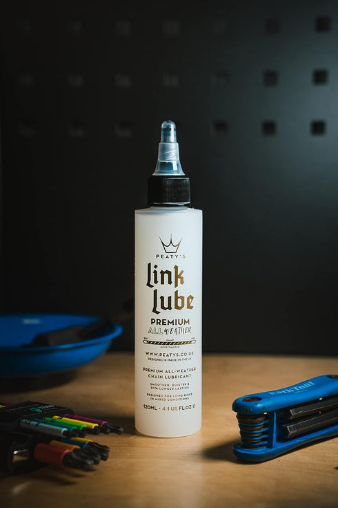 120mL/ 4 oz. Peaty's LinkLube Premium All-Weather Bicycle Chain Lubricant
