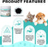 Activated Charcoal for Dogs, Cats, and All Pets, Digestive Health and Liver Support, Non-GMO, Gluten Free, 3.53oz