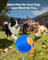 25-Inch Herding Ball for Dogs, Giant Fun Play Toy for Large & X-Large Breeds, Heavy-Duty Inflatable Ball with Strong