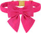 Maca Bates Dog Collar with Rose Red Bow Bowtie - Solid Colors Adjustable Breakaway Girly Pink Collars for Dogs