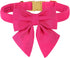 Maca Bates Dog Collar with Rose Red Bow Bowtie - Solid Colors Adjustable Breakaway Girly Pink Collars for Dogs