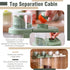 Maxdot 2 3 Qt/2.8 Pcs Bird Seed Storage Container L with Tight Lids Airtight Cup Pet Food Storage Measuring Containers