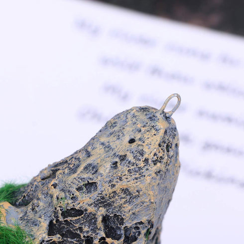 POPETPOP Floating Rocks for Aquarium Resin Decorations: Artificial Suspended Rock Ornament for Fish Tank Landscape