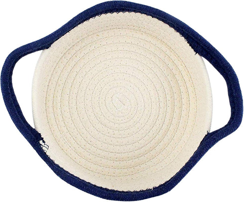 Midlee Cat Toy Rope Cotton Basket, Small Size