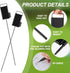 4 6 Pack 1 (50 Shappy or Golf Metal Proximity Marker Closest to The Pin Ctp Marker with Black Pens Pcs Sheets) Cards