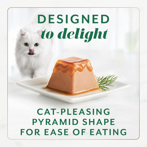 Fancy Feast Gems Cat Food Mousse, Chicken with Savory Gravy, Pack of 8, 4 oz Boxes