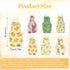 HekouJiub 6Pcs Bird Diaper - Reusable Parrot Diapers with Waterproof Inner, Washable Pet Bird Diapers for Cockatiel