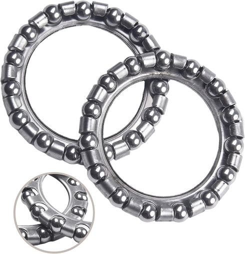 Cryspearl Headset Set 4, 1.57 1.06 E-Bike Steering Ball Bearings of Steel Construction, x in Inner/Outer Diameter