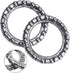 Cryspearl Headset Set 4, 1.57 1.06 E-Bike Steering Ball Bearings of Steel Construction, x in Inner/Outer Diameter