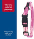 Coastal Pet Water & Woods Adjustable Dog Collar, Stylish Patterned Collar with Curved Snap Lock Buckle, Bottomland
