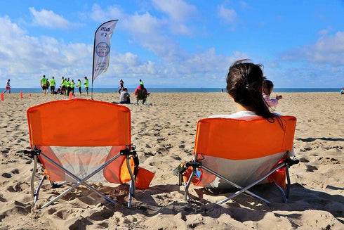 (1 Pack Nice C Chair Beach, Low Beach Chair, Sling, Folding, Portable, Concert, River, Beach Seat, Sillas de Playa