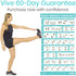 Vive Bodyweight Exercise Poster, Laminated Workout Poster for Home Gym Decor, No Equipment Needed