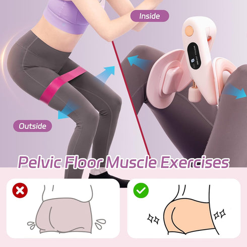 QIUQIUTONG8 2026 10-78LB 360 20LB QIUTONG Thigh Trainer Upgraded, Thigh Trainer Thigh Exerciser, LED Inner Thigh