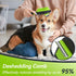 Pet Grooming Brush, 5 in 1 Double Sided Detachable Brush for Shedding Long & Short Haired Dogs, Reduces 95% Shedding