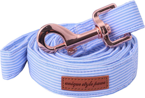 Unique Style Paws Durable Dog Leash with Matching Collar, Soft and Comfy Handle, Available in 6 Colors and 3 Sizes