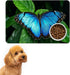 HEAKIERG Pet Bowl Mats for Food 19.6"x24", Cat Play Mat Pet Feeding Rug