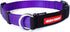 EzyDog Checkmate Martingale Collar for Dogs, Premium Nylon Training Collar, Medium, Purple