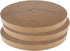 Cat Scratching Board for Indoor Cats, Round Cat Scratcher Refill, Natural Recycled Corrugated Cardboard - 3 Count