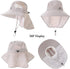 LMLALML Women's Sun Hats, Wide Brim UPF 50+ UV Protection Hiking Fishing Gardening Hats with Neck Flap