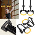 SquEqu Kids Gymnastic Rings with Adjustable Straps Pull up Olympic Rings for Kids Pull Up Bar Doorway Chin up Bar