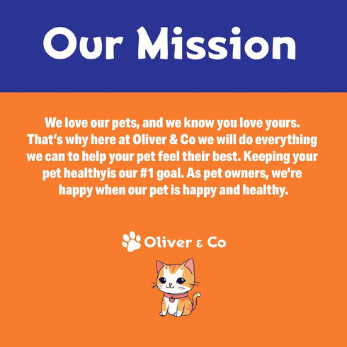Oliver & Co. Cat Constipation Relief - Cat Laxative for Constipation Relief - 1 fl oz - Roast Chicken Flavor