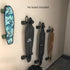 YYST Skateboard Wall Mount Hanger, Flexible Storage Rack for Skateboards, Penny Boards, Longboards, 2/PK