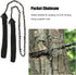 Pocket Chainsaw with Paracord Handle, 24inch Rope Saw for Emergency Outdoor Survival Gear