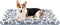 VANKEAN Reversible Dog Crate Pad Bed Mat - Soft Pet Sleeping Mat for Small to XX-Large Dogs, Machine Washable, Grey