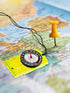 Gejoy 4 Backpacking Pieces Hiking Compass Orienteering Compass Map Navigation Gear Wilderness Survival Gifts for Kids