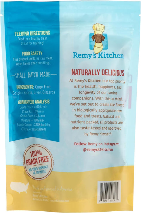 Chicken Meat Medley Freeze Dried Dog Treats - USA Sourced, Human-Grade, All Natural, Grain Free, 3 oz