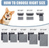 smiry Waterproof Dog Blanket 30"x53" Grey/Dark Grey, Reversible Pet Blanket, Soft Couch Cover for Dogs