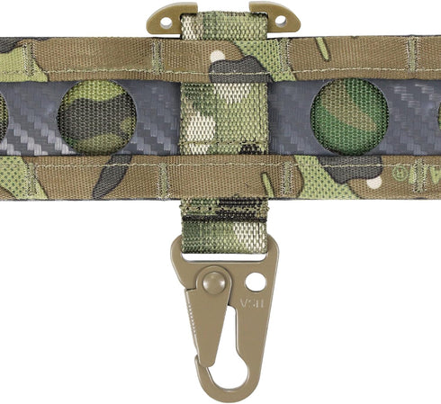 Tactical Gear Clip Clash Hook, Hanging Carabiner T-Mount MOLLE Webbing Battle Belt Clip Accessories